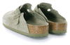 BirkenstockBoston Soft Footbed Suede Leather Sandals 'Faded Khaki'