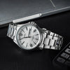 CASIOWaterproof Stainless Steel Strap Quartz Mens Silver Analog