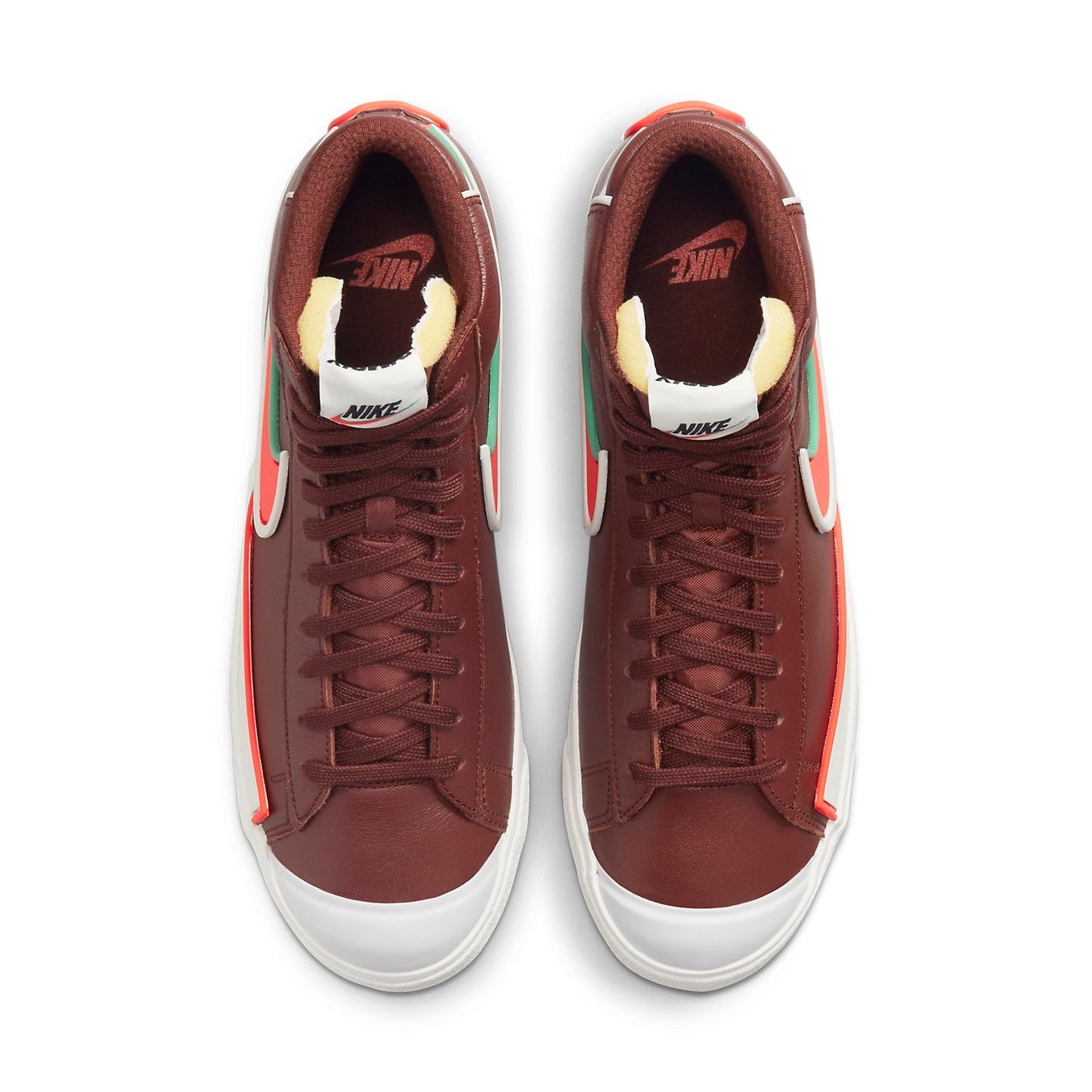 NikeBlazer Mid '77 Infinite Dark Team Red 'Brown Orange Green'