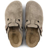 BirkenstockBoston Suede Leather Sandals 'Taupe'
