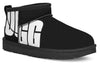 UGG(WMNS)  Classic Ultra Mini Broken Logo 'Black White'