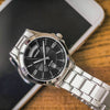 CASIOWaterproof Stainless Steel Men Mens Black Analog