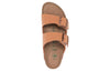 BirkenstockArizona Vegan Birko-Flor Birkibuc Sandals 'Pecan'