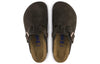 BirkenstockBoston Soft Footbed Regular 'Suede Mocha'