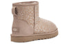 UGG(WMNS)  Classic Mini Snow Leopard Brown Yellow
