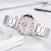 CASIOWaterproof Stainless Steel Strap Quartz Pink Analog