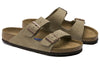 BirkenstockArizona Soft Footbed Suede Leather 'Taupe'