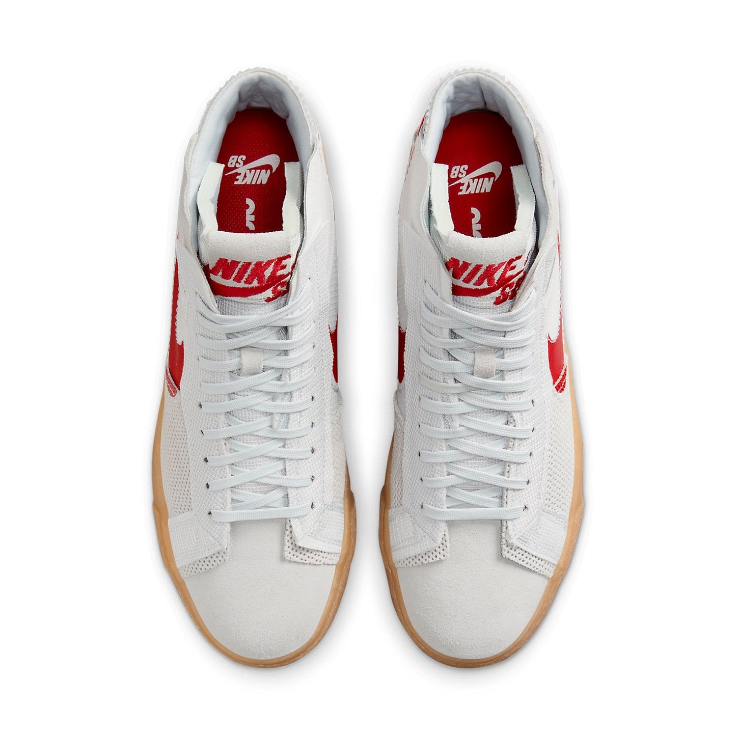 NikeSB Zoom Blazer Mid 'Deconstructed White University Red Gum'
