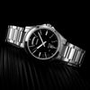 CASIOWaterproof Stainless Steel Strap Quartz Mens Black Analog