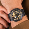 CASIOWaterproof Sports Quartz Mens Black/Gold Analog
