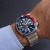 SEIKOMen's  No. 5 Sports Mechanical Watch Red Blue