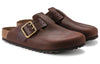 BirkenstockBoston Bold Natural Leather 'Roast'