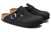 BirkenstockBoston Vegan Birkibuc 'Black'