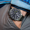 CASIOMen's  EDIFICE Series Minimalistic Casual Watch Business Mens Black Analog