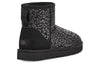 UGG(WMNS)  Classic Mini Snow Leopard Black