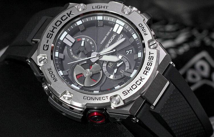 CASIOG-Shock G-Steel 'Black Silver'