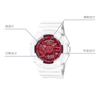 CASIOG-Shock Analog-Digital 'White'