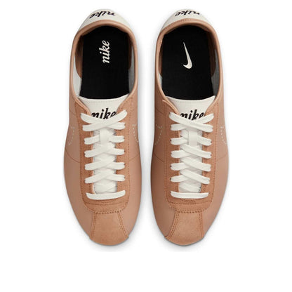Nike(WMNS)  Cortez Leather 'Pale Shale Sail Perforated Swoosh'