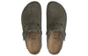 BirkenstockBoston Suede Leather Regular 'Suede Moss Green'