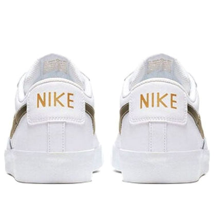 NikeBlazer Low Premium 'White Metallic Gold'