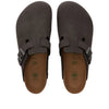 BirkenstockBoston Vegan Sandals 'Black Desert Dust'