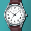 CASIODRESSSerieses Business Men'ses Mens Silver Analog