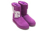 UGG(WMNS)  Classic Short 2 Chopd 'Purple'