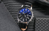 CASIOQuartz Waterproof Sapphire Crystal EDIFICE Mens Blue Analog