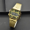 CASIOG Shock Waterproof Mens Gold Digital