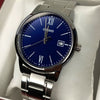CASIOCasio Dress Minimalistic Retro Analog Watch 'Silver Navy'
