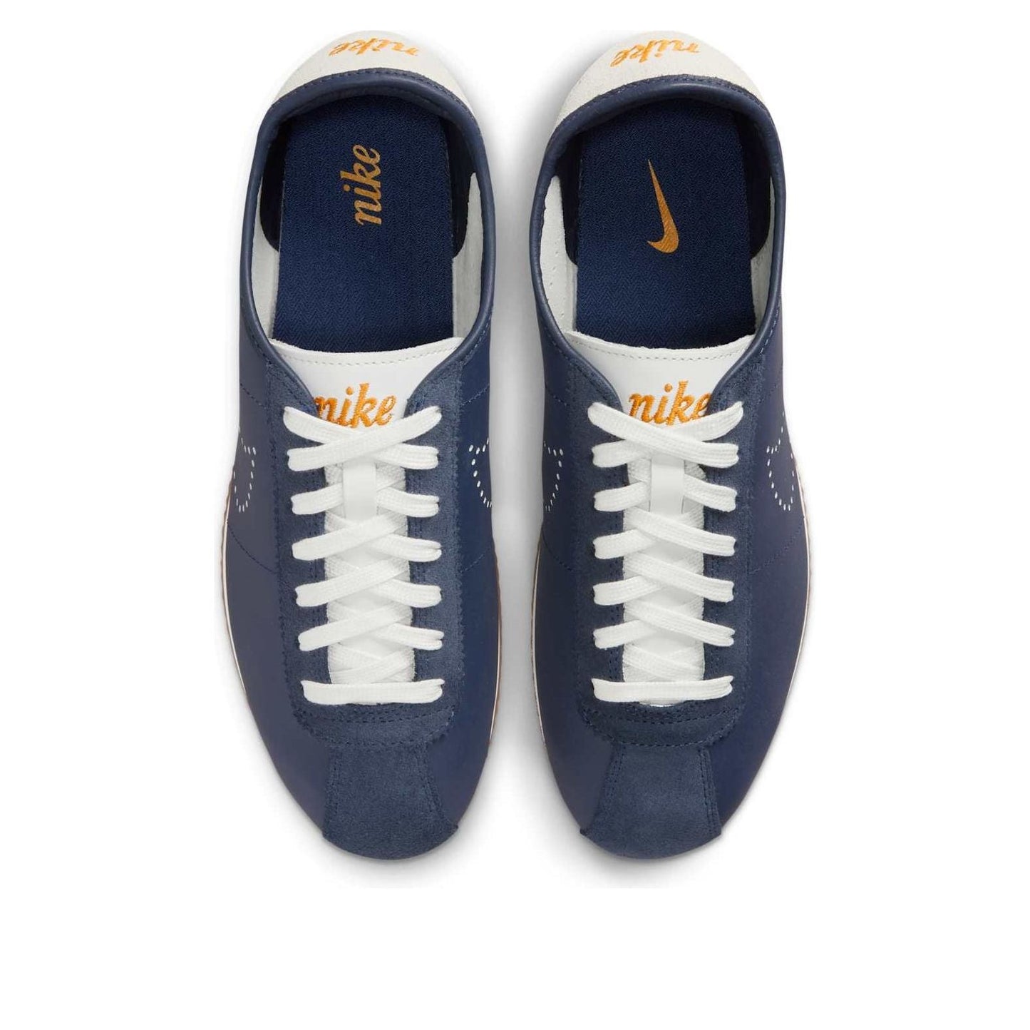 Nike(WMNS)  Cortez Leather 'Midnight Navy Bright Ceramic Gum'