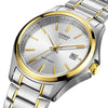 CASIOStainless Steel Strap Quartz Waterproof Unisex Mens Silver Analog