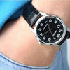 CASIOQuartz Waterproof Mens SilverBlack Analog
