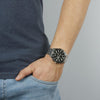 CASIOEDIFICE Stainless Steel Strap Black Dial Mens Black Analog