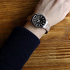 CASIOWaterproof Stainless Steel Strap Mens Black Analog