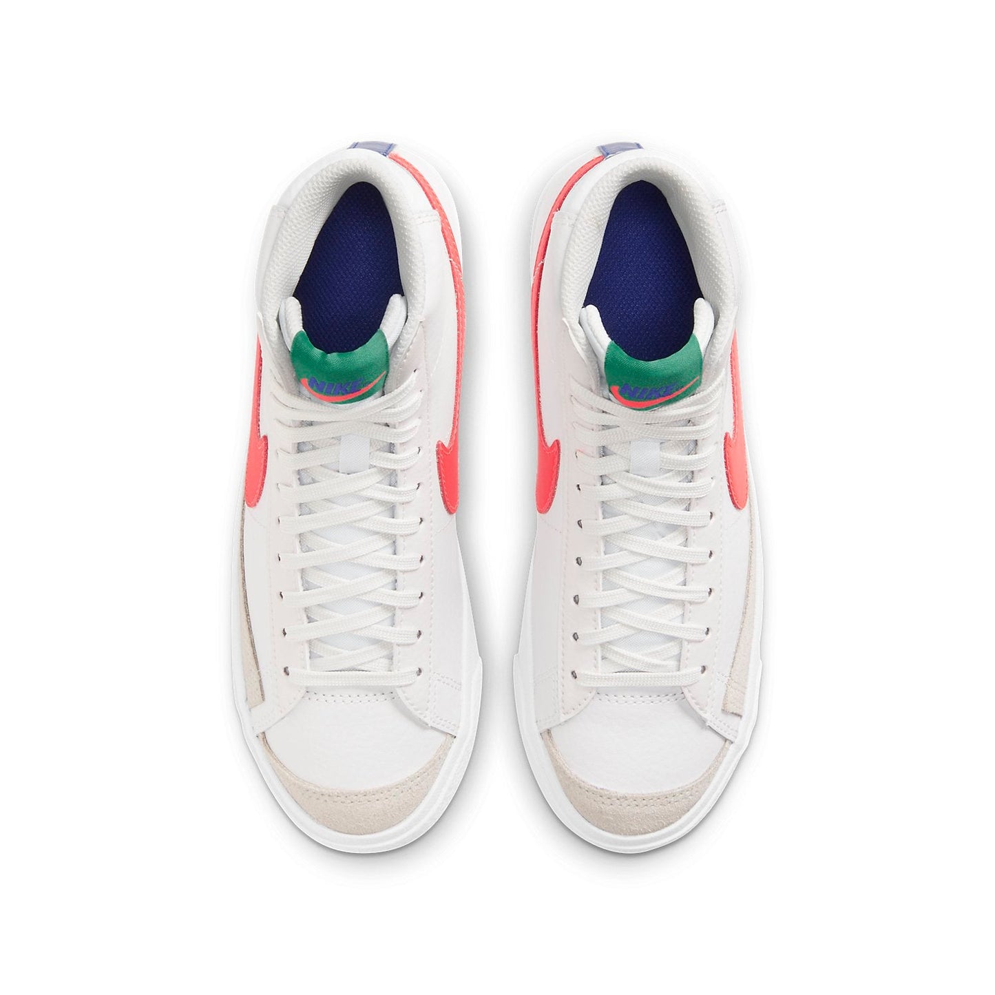 Nike(GS)  Blazer Mid '77 'Platinum Tint Bright Crimson'