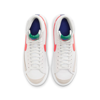 Nike(GS)  Blazer Mid '77 'Platinum Tint Bright Crimson'