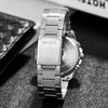 CASIOCouple Waterproof Stainless Steel Strap SilverWhite Analog