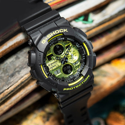 CASIOG-Shock Analog-Digital 'Black Green'