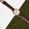 CASIOWaterproof SHEEN Quartz Sapphire Crystal Brown Analog