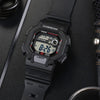 CASIOSports Waterproof Mens Black Digital
