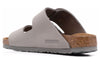 Birkenstock(WMNS)  Arizona Big Buckle Nubuck Leather Narrow Fit 'Dove Gray'