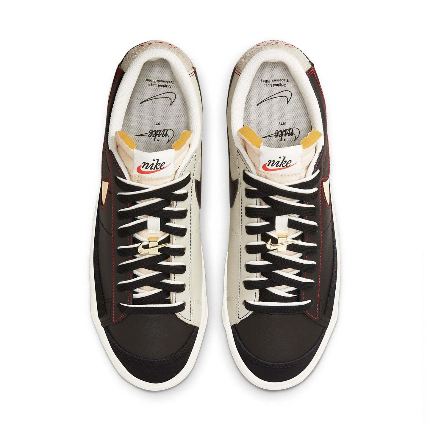 NikeBlazer Low '77 Premium 'Removable Swoosh - Black'