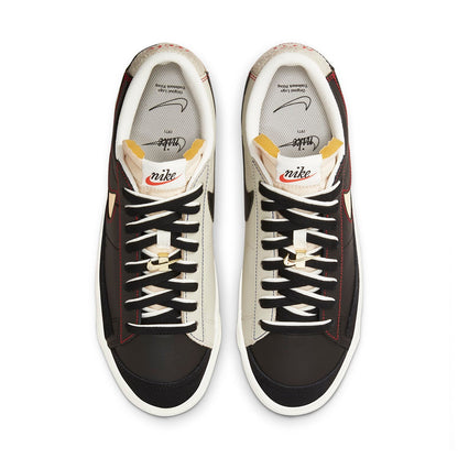 NikeBlazer Low '77 Premium 'Removable Swoosh - Black'