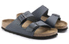 BirkenstockArizona Natural Leather Narrow Fit 'Blue'