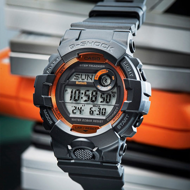 CASIOG-Shock Digital 'Black Orange'