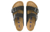 BirkenstockArizona Soft Footbed Suede Leather Narrow Fit Sandals 'Velvet Gray'