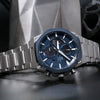 CASIOWaterproof Sports EDIFICE Solar Powered Mens Black Analog