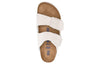 BirkenstockArizona Soft Footbed Suede Leather Narrow Fit Sandals 'Antique White'