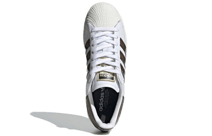 (WMNS) adidas BlackPinkadidas originals Superstar Bold 'White Brown' FV3356